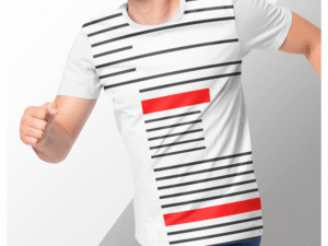 Cotton Half Sleeve Casual T-Shirt For Men - White