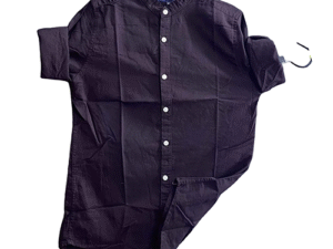 Cotton Full Sleeves Shirt For Men-Black