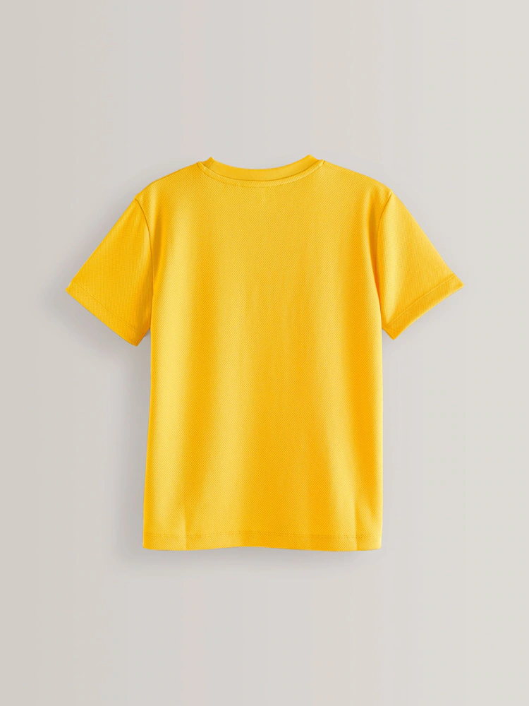 Cotton Polo T-Shirt For Men - Yellow - Image 2