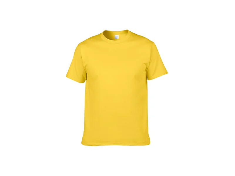 Cotton Polo T-Shirt For Men - Yellow - Image 4